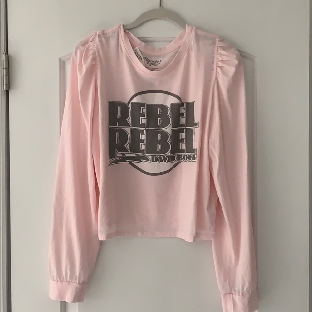 Recycled Karma band tee, NWT